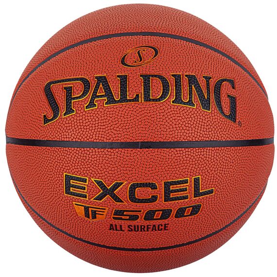 SPALDING piłka do koszykówki EXCEL TF-500 pomarańczowa, Kolor: pomarańczowy, Rozmiar: 5