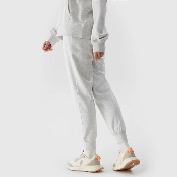 4F spodnie dresowe damskie 4FWSS24TTROF606 szare, Kolor: CHŁODNY JASNY SZARY MELANŻ, Rozmiar: S, 2 zdjęcie