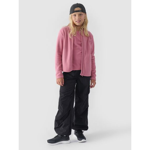 4F bluza polarowa dla dziewczynki F261 różowa, Kolor: różowy, Rozmiar: 152, 4 zdjęcie