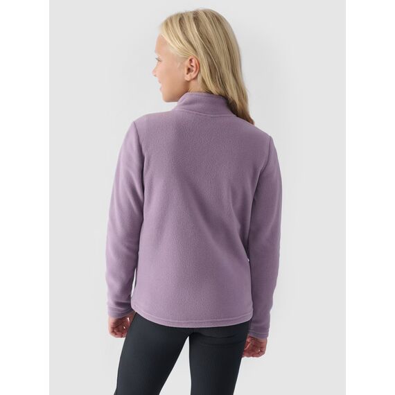 4F bluza polarowa dla dziewczynki F261 fioletowa, Kolor: fioletowy, Rozmiar: 164, 3 zdjęcie