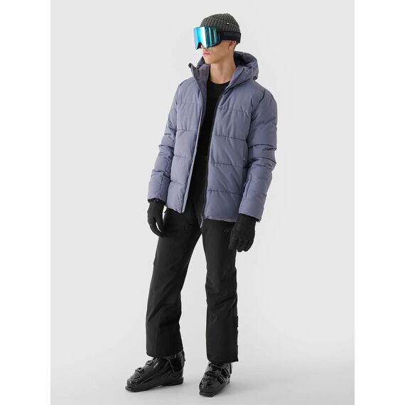 4F kurtka puchowa męska 4FWAW24TTJAM580 niebieska, Kolor: niebieski, Rozmiar: S, 2 zdjęcie