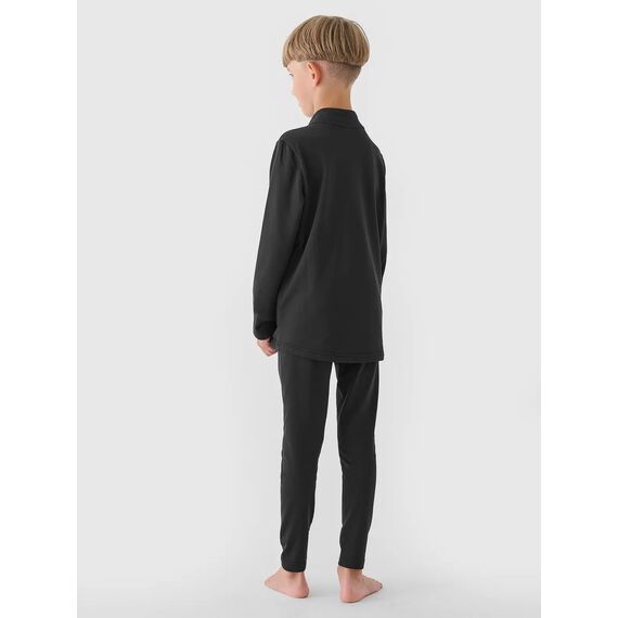 4F bielizna polarowa chłopięca góra 4FJWAW24UBRUM064 czarna, Kolor: czarny, Rozmiar: 146/152, 2 zdjęcie