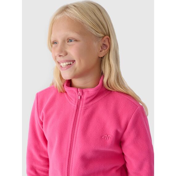 4F bluza polarowa dla dziewczynki F261 fuksja, Kolor: Fuksja, Rozmiar: 158, 3 zdjęcie