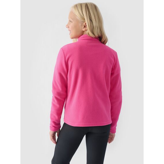 4F bluza polarowa dla dziewczynki F261 fuksja, Kolor: Fuksja, Rozmiar: 164, 4 zdjęcie