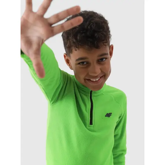 4F JUNIOR Bielizna Polarowa bluzka M050 zielona, Kolor: zielony, Rozmiar: 122/128, 2 zdjęcie