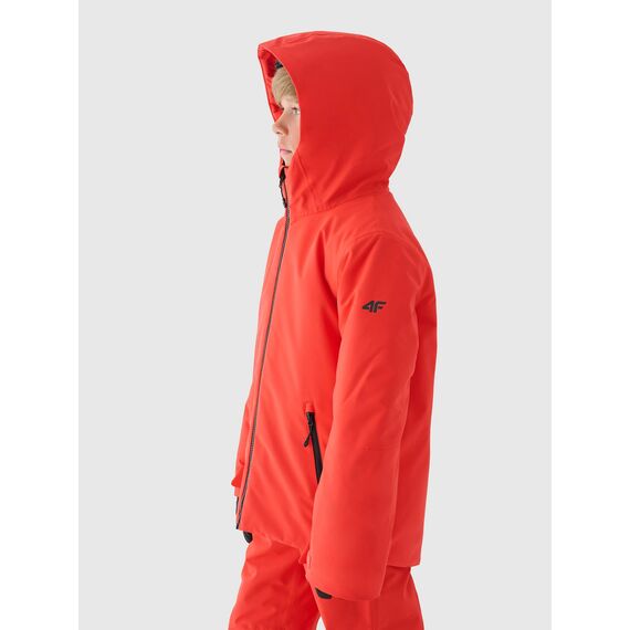 4F kurtka techniczna narciarska chłopięca 4FJWAW24TTJAM532 czerwona, Kolor: czerwony, Rozmiar: 146, 2 zdjęcie