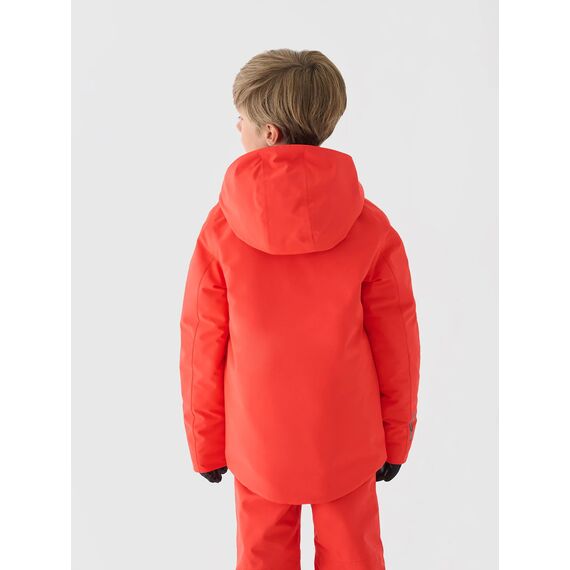 4F kurtka techniczna narciarska chłopięca 4FJWAW24TTJAM532 czerwona, Kolor: czerwony, Rozmiar: 146, 4 zdjęcie