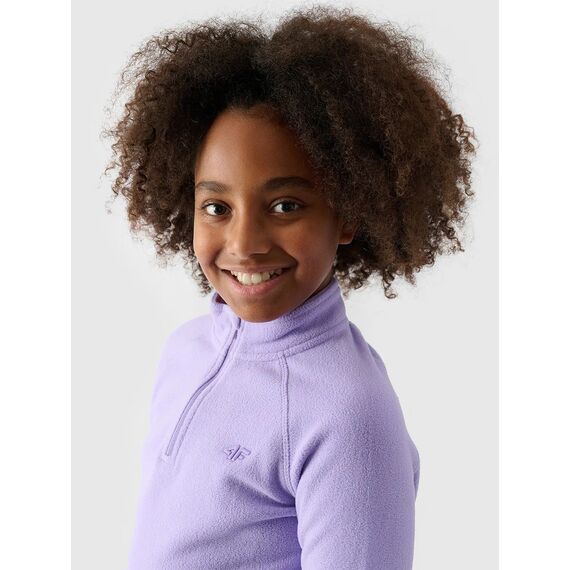 4F JUNIOR Bielizna Polarowa koszulka dziecięca F052 fioletowa, Kolor: fioletowy, Rozmiar: 146/152, 2 zdjęcie
