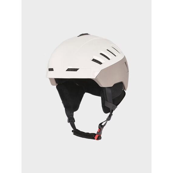 4F kask narciarski z in-Mould i Harshell U072 biały, Kolor: biały, Rozmiar: 52-56, 4 zdjęcie