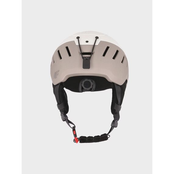 4F kask narciarski z in-Mould i Harshell U072 biały, Kolor: biały, Rozmiar: 52-56, 5 zdjęcie