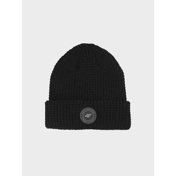 4F czapka zimowa dziecięca 4FJWAW24ACAPM424 czarna, Kolor: czarny, Rozmiar: one size