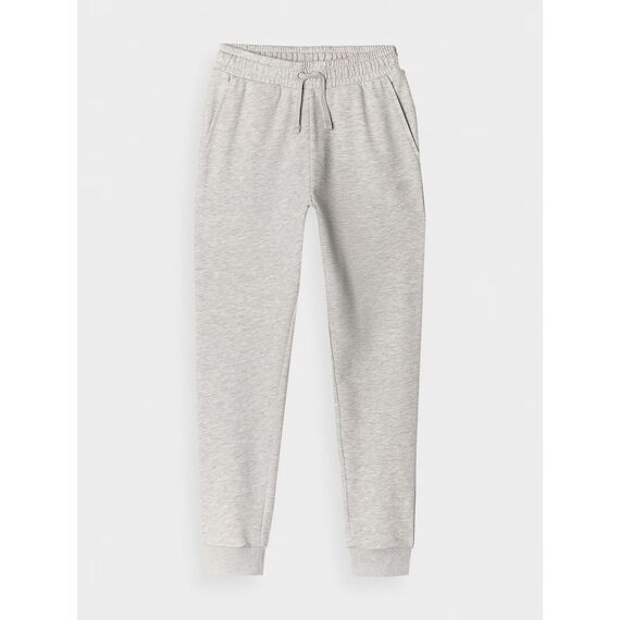 4F JUNIOR Spodnie dresowe dziewczęce F0829 szare, Kolor: szary, Rozmiar: 128, 4 zdjęcie