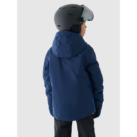 4F kurtka techniczna narciarska chłopięca 4FJWAW24TTJAM533 granatowa, Kolor: GRANAT, Rozmiar: 134, 3 zdjęcie