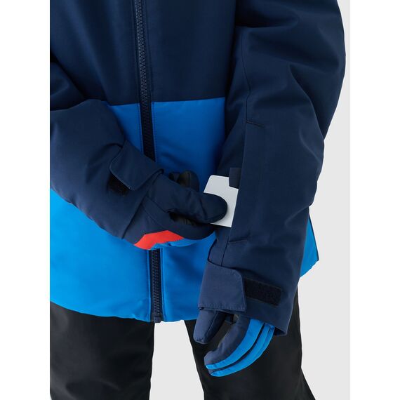 4F kurtka techniczna narciarska chłopięca 4FJWAW24TTJAM533 granatowa, Kolor: GRANAT, Rozmiar: 134, 4 zdjęcie