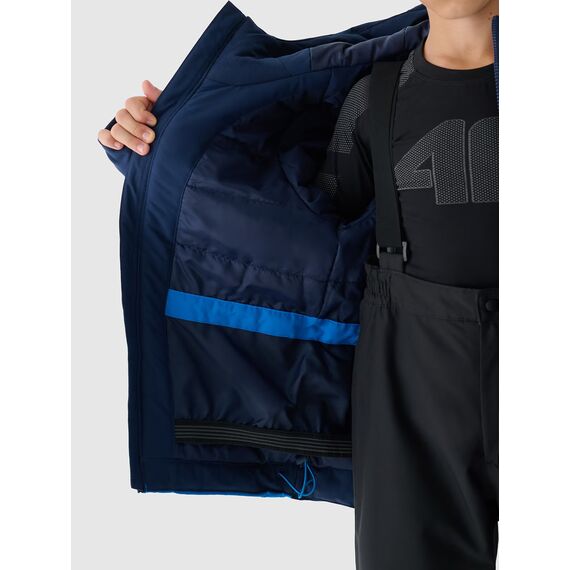 4F kurtka techniczna narciarska chłopięca 4FJWAW24TTJAM533 granatowa, Kolor: GRANAT, Rozmiar: 134, 6 zdjęcie