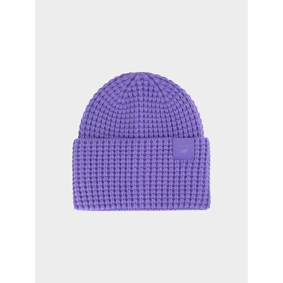 4F czapka zimowa dziecięca 4FJWAW24ACAPF414 fioletowa, Kolor: fioletowy, Rozmiar: one size