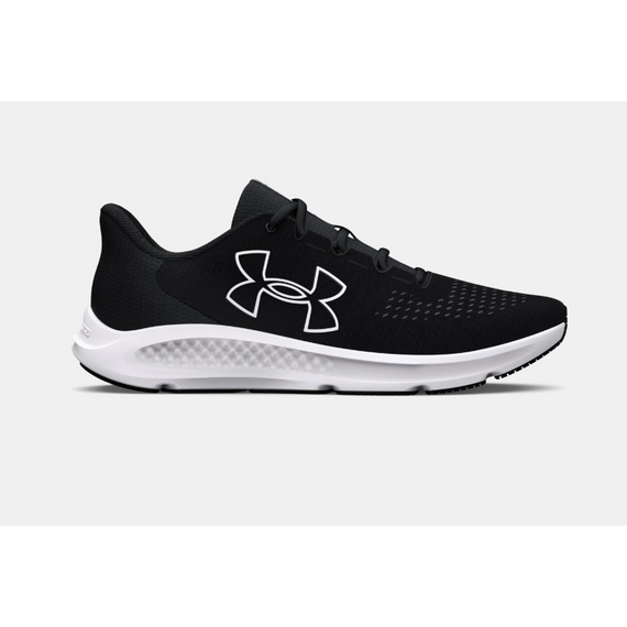 UNDER ARMOUR obuwie sportowe męskie do biegania Charged Pursuit 3 BL czarne z białym, Kolor: czarny, Rozmiar: 47
