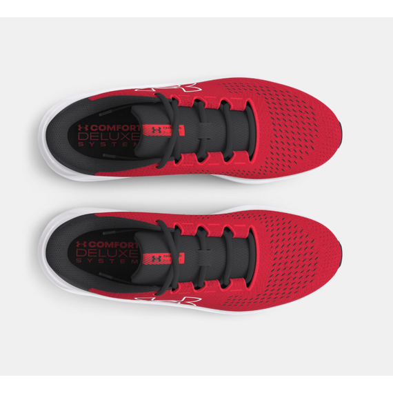 UNDER ARMOUR obuwie sportowe damskie do biegania Charged Pursuit 3 BL czerwone, Kolor: czerwony, Rozmiar: 37.5, 3 zdjęcie