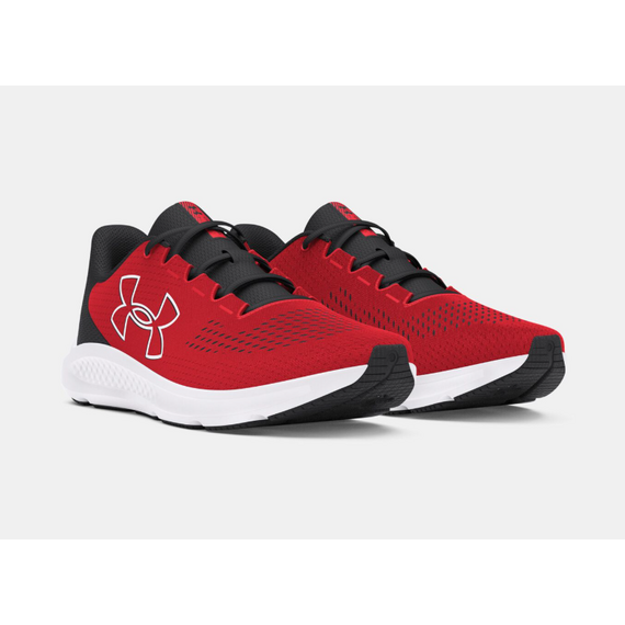 UNDER ARMOUR obuwie sportowe damskie do biegania Charged Pursuit 3 BL czerwone, Kolor: czerwony, Rozmiar: 38.5, 2 zdjęcie