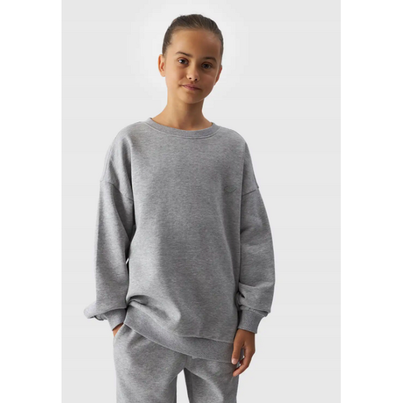 4F bluza dziecięca dla chłopca 4FJWAW24TSWSU1432 szara, Kolor: szary, Rozmiar: 158, 2 zdjęcie