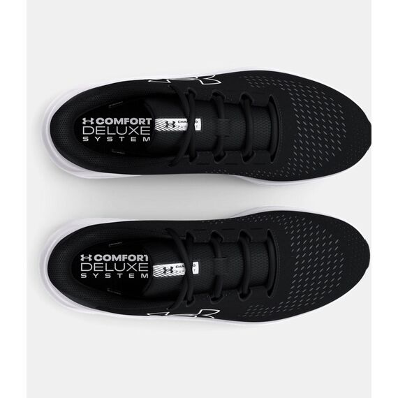 UNDER ARMOUR obuwie sportowe męskie do biegania Charged Pursuit 3 BL czarne z białym, Kolor: czarny, Rozmiar: 42, 3 zdjęcie