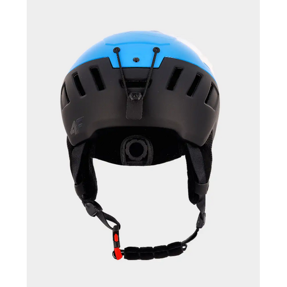 4F kask narciarski z in-Mould i Harshell 4FWAW24AHELU072 niebieski, Kolor: niebieski, Rozmiar: 52-56, 3 zdjęcie