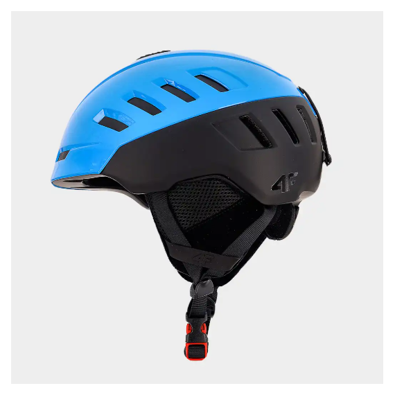 4F kask narciarski z in-Mould i Harshell 4FWAW24AHELU072 niebieski, Kolor: niebieski, Rozmiar: 52-56, 2 zdjęcie