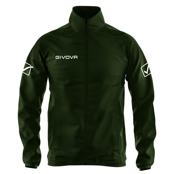 GIVOVA kurtka przeciwdeszczowa ortalion sportowy BASICO zielony, Kolor: zielony, Rozmiar: 2XL