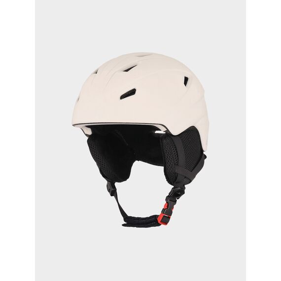 4F kask narciarski in-Mould z wentylacją U089 biały, Kolor: biały, Rozmiar: 52-56