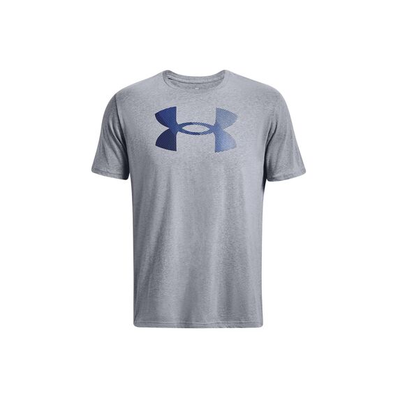 UNDER ARMOUR t-shirt męski koszulka bawełniana sportowa BIG LOGO szara, Kolor: szary, Rozmiar: S, 5 zdjęcie