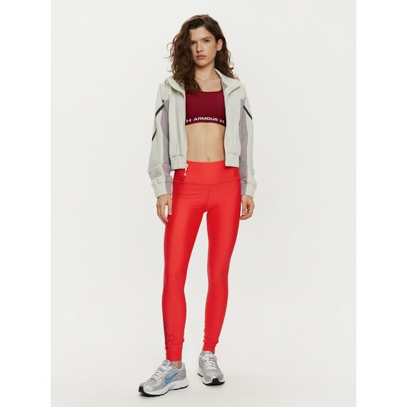 UNDER ARMOUR legginsy treningowe damskie Slim Fit czerwone, Kolor: czerwony, Rozmiar: M, 2 zdjęcie
