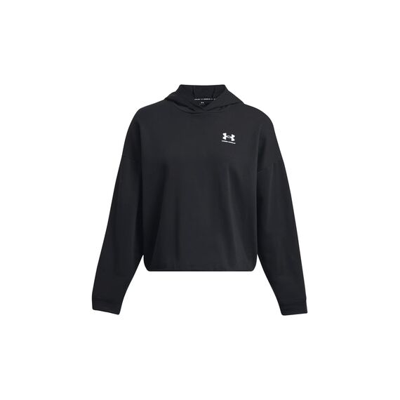 UNDER ARMOUR bluza damska z kapturem Rival Terry OS czarna, Kolor: czarny, Rozmiar: S