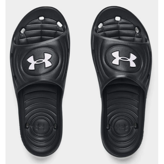 UNDER ARMOUR klapki gumowe męskie na basen Locker czarne, Kolor: czarny, Rozmiar: 40