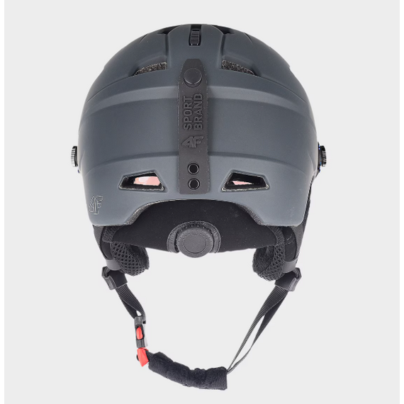 4F kask narciarski z goglami dla dorosłych 4FWAW24AHELU090 szary, Kolor: szary, Rozmiar: 55-59, 2 zdjęcie