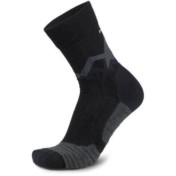 MEINDL Skarpety trekkingowe męskie MT3.5 z wełną merino, Kolor: czarny, Rozmiar: 42/44