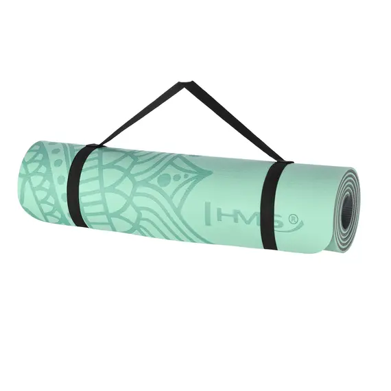 HMS mata fitness do ćwiczeń jogi YM10 miętowa, Kolor: zielony, Rozmiar: one size, 5 zdjęcie