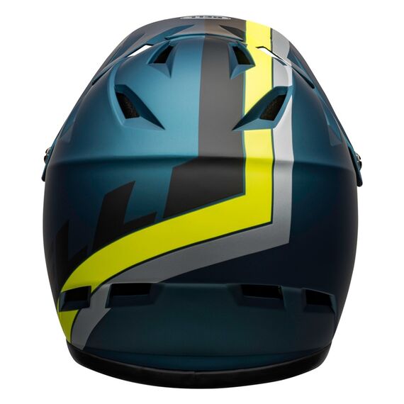 BELL kask rowerowy full face z daszkiem i regulacją SANCTION, Kolor: niebieski, Rozmiar: 52-54, 3 zdjęcie