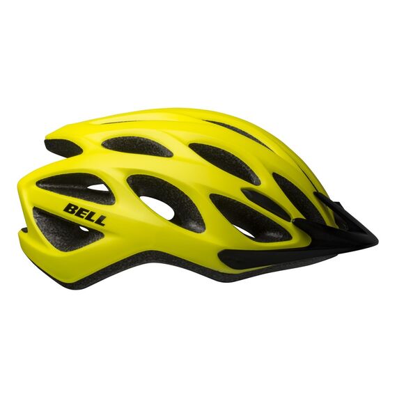 BELL kask rowerowy mtb z wentylacją i regulacją TRACKER żółty, Kolor: żółty, Rozmiar: L (54-61 cm)