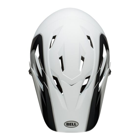 BELL Kask full face SANCTION presences matte black white, Kolor: biały, Rozmiar: S (52–54 cm), 4 zdjęcie