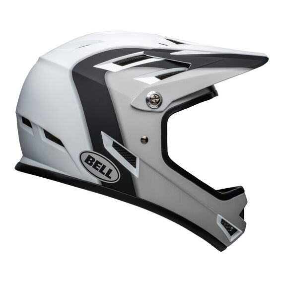 BELL Kask full face SANCTION presences matte black white, Kolor: biały, Rozmiar: L (58-60 cm)