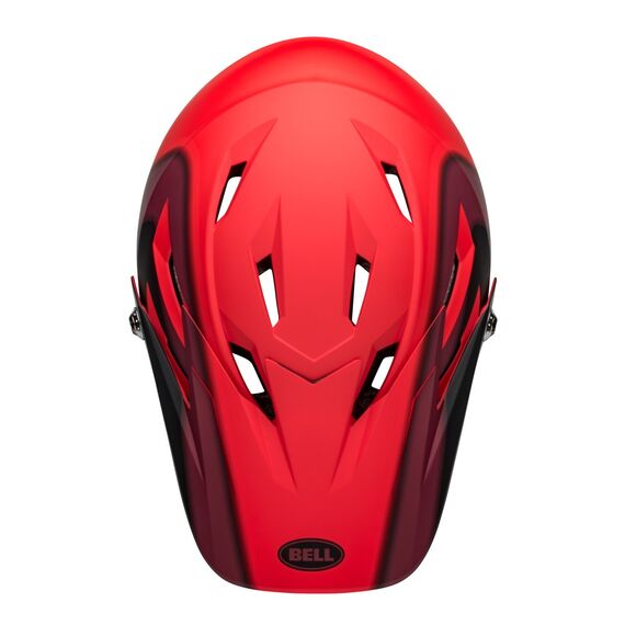 BELL Kask rowerowy full face SANCTION presences matte red black, Kolor: czerwony, Rozmiar: XS (48-51 cm), 4 zdjęcie