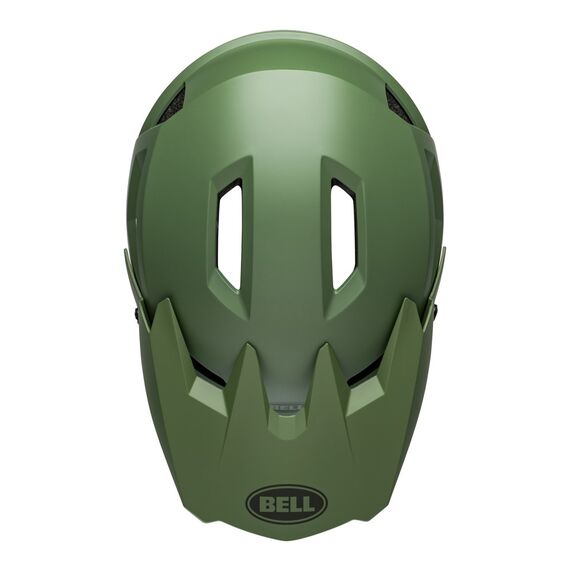 BELL kask rowerowy full face SANCTION II szary, Kolor: zielony, Rozmiar: 51-55, 4 zdjęcie