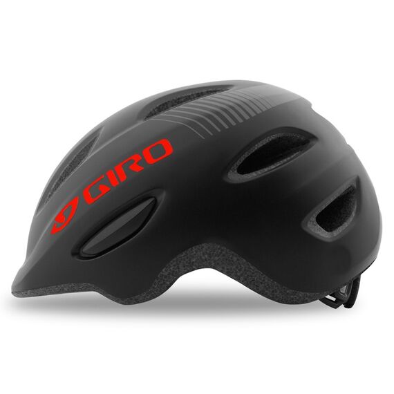 GIRO kask rowerowy juniorski z regulacją SCAMP czarny, Kolor: czarny, Rozmiar: XS (45-49 cm), 2 zdjęcie
