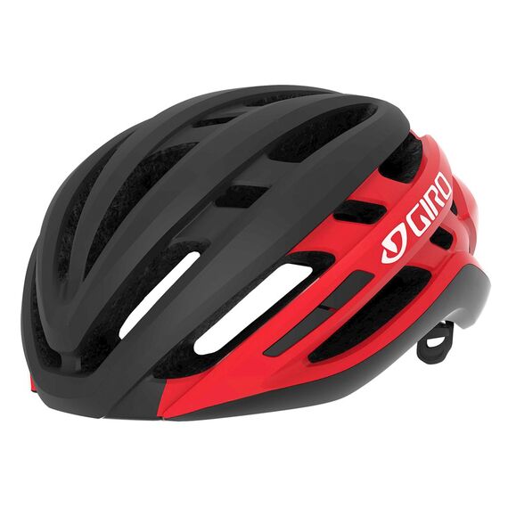 GIRO kask rowerowy lekki z technologią MIPS AGILIS czarny/czerwony, Kolor: czerwony, Rozmiar: M (55-59 cm), 2 zdjęcie