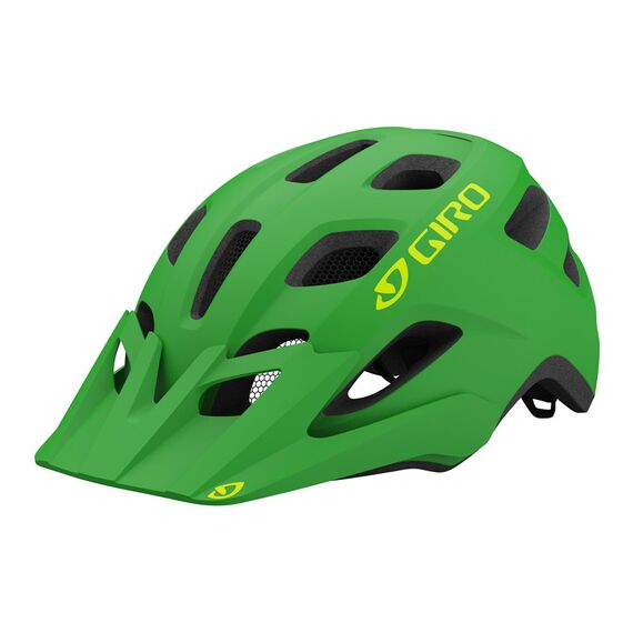 GIRO kask rowerowy juniorski z regulacją  Fixture II różowy, Kolor: zielony, Rozmiar: (47-54 cm)