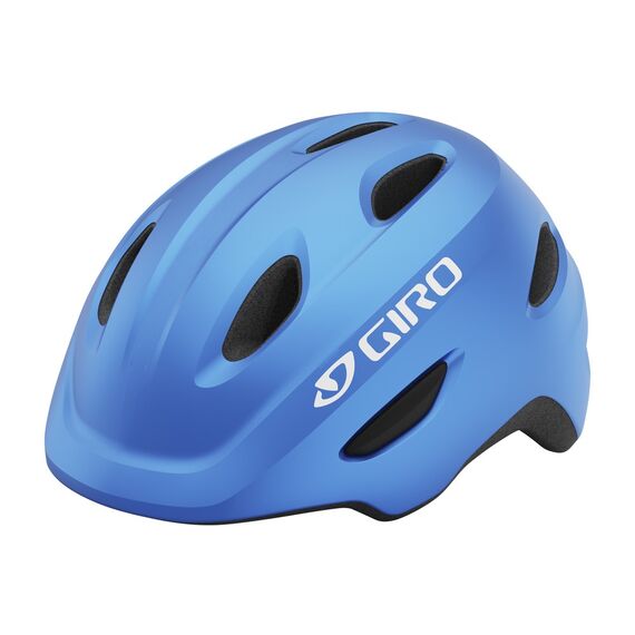 GIRO kask rowerowy juniorski z regulacją SCAMP niebieski, Kolor: niebieski, Rozmiar: S (49-53 cm)