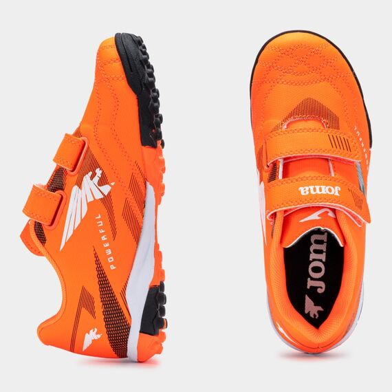JOMA POJS2508TFV obuwie piłkarskie dziecięce turf na orlik POWERFULL, Kolor: pomarańczowy, Rozmiar: 27, 3 zdjęcie