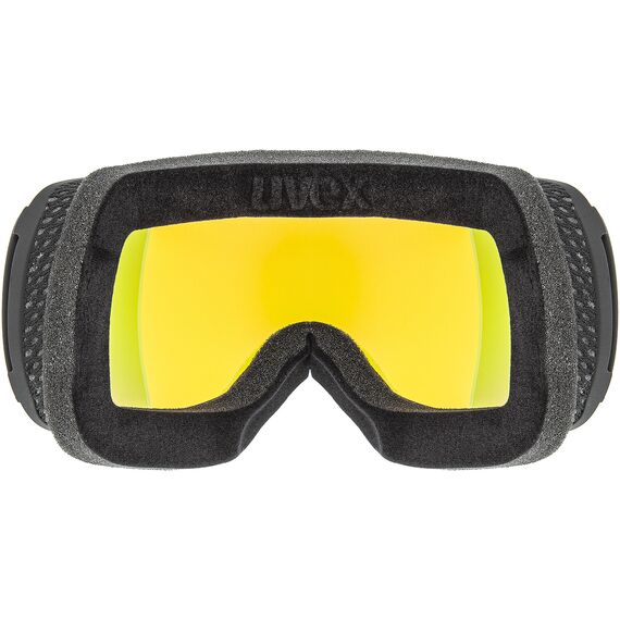 UVEX DOWNHILL gogle narciarskie 100% UV protection czarne, Kolor: czarny, Rozmiar: one size, 3 zdjęcie