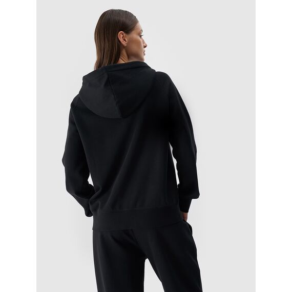 4F bluza damska bawełniana z kapturem 4FWMM00TSWSF1764 czarna, Kolor: czarny, Rozmiar: M, 5 zdjęcie