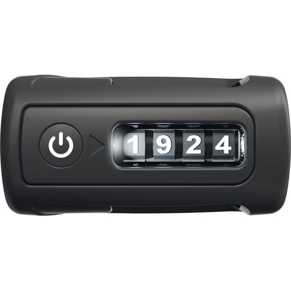 ABUS zabezpieczenie rowerowe 6000C/90 LED BK SH BORDO Combo